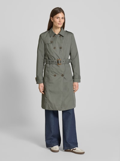 Soyaconcept Trenchcoat mit Leistentaschen Schilf 4