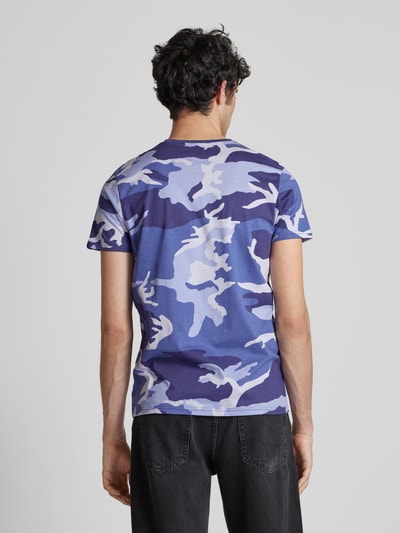 Alpha Industries T-Shirt mit Label-Print Lila 5