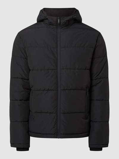 SELECTED HOMME Gewatteerd jack met capuchon, model 'SLHHARRY PUFFER' Zwart - 2