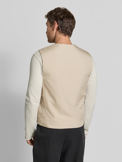 Tiger of Sweden Regular Fit Weste mit V-Ausschnitt Modell 'Marve' Sand 5