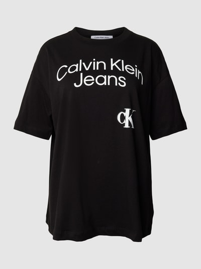 Calvin Klein Jeans Oversized T-Shirt mit Label-Print Black 1