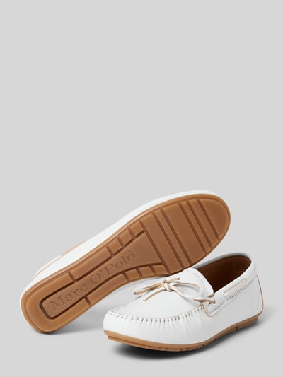 Marc O'Polo Slipper mit Zierschleife Weiss 4