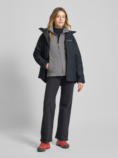 COLUMBIA Jacke mit Stehkragen Modell 'Fast Trek II' Dunkelgrau Melange 1