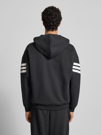 adidas Sportswear Regular Fit Sweatjacke mit Känguru-Tasche Black 5