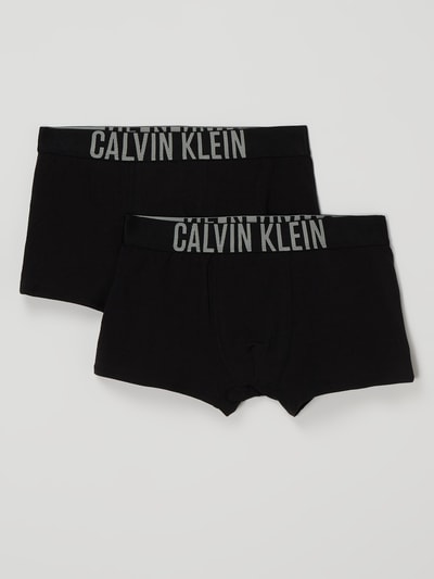 Calvin Klein Underwear Obcisłe bokserki z dodatkiem streczu w zestawie 2 szt. Czarny 1