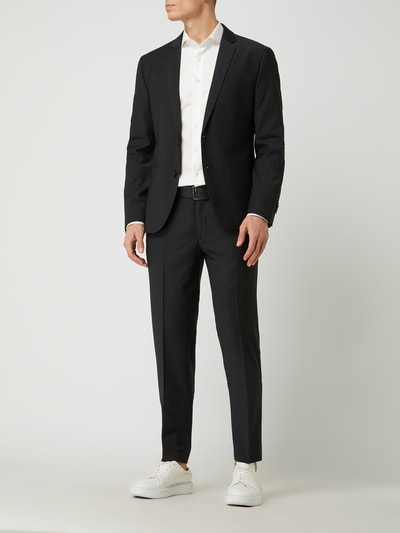 Eterna Slim fit zakelijk overhemd van twill Ecru - 1