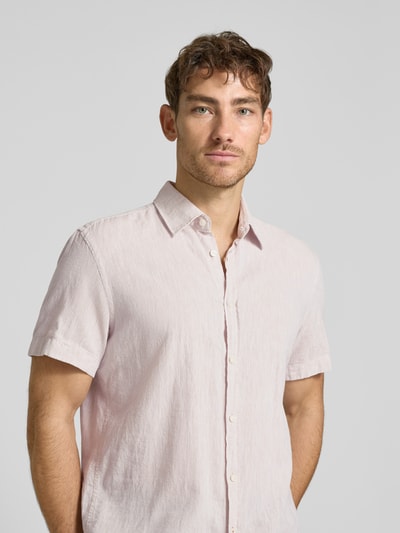 JOOP! Jeans Regular Fit Freizeithemd aus Leinen-Baumwoll-Mix Beige 3