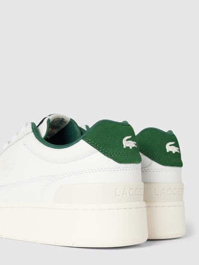 Lacoste Leren sneakers met label in reliëf, model 'ACECLIP' Groen - 2