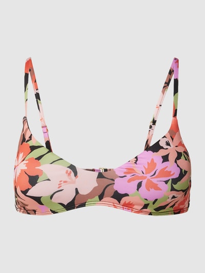 Billabong Bikinitop met bloemenmotief, model 'SOL SEARCHER' Zwart - 1