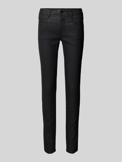 Tom Tailor Jeansy o kroju skinny fit z powłoką model ‘ALEXA’ Czarny 1