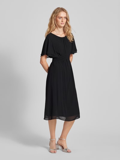 s.Oliver BLACK LABEL Midi-jurk met elastische tailleband Zwart - 1