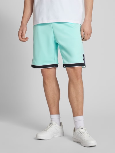 REVIEW Shorts met elastische band Turquoise - 4