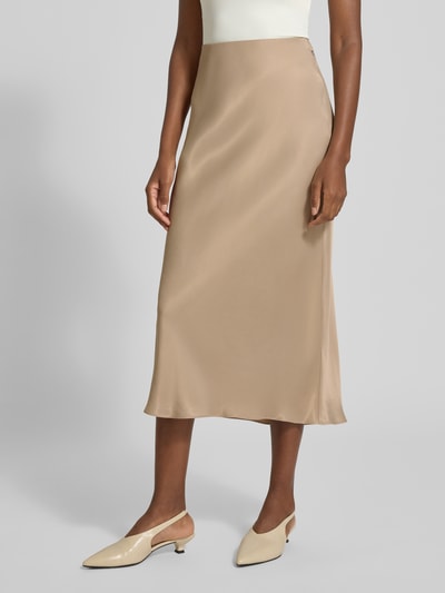BOSS A-Linien Maxi-Rock aus reiner Viskose Modell 'VESATIE3' Beige 4
