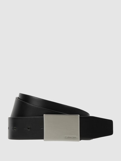 CK Calvin Klein Leren riem  Zwart - 1