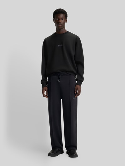 HUGO Relaxed Fit Sweatpants aus Baumwoll-Mix Modell 'DASINOLO' Black 1
