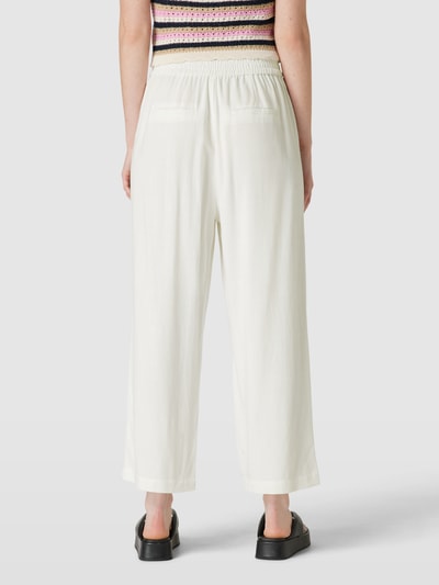 ICHI Stoffhose mit Gesäßtaschen Modell 'Resty' Offwhite 5
