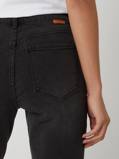 Vila Straight fit jeans met stretch, model 'Stray' Zwart - 3