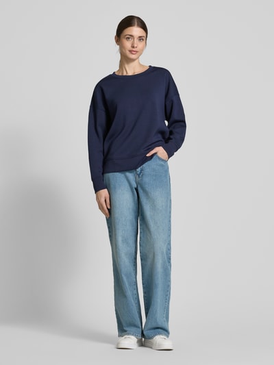 Christian Berg Woman Sweatshirt mit Rundhalsausschnitt Dunkelblau 1