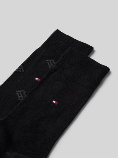 Tommy Hilfiger Socken mit Logo-Stitching im 2er-Pack Black 2