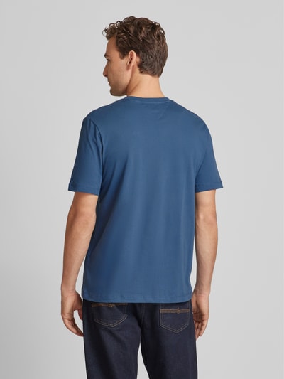 Tommy Hilfiger T-Shirt mit Label-Stitching Rauchblau 5