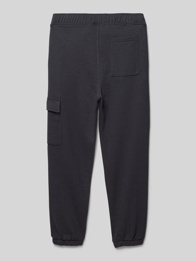 Tom Tailor Loose fit sweatpants met cargozak Grafiet - 3