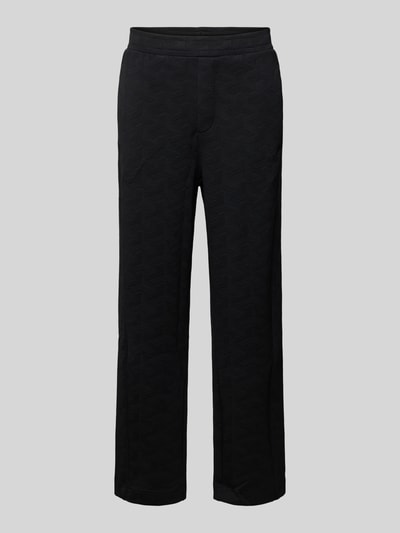 BOSS Green Regular Fit Sweatpants mit Jacquard-Optik Modell 'MIRROR LONG' Black 2
