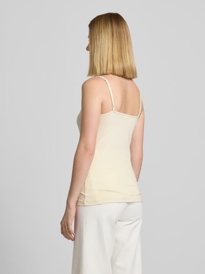 s.Oliver RED LABEL Slim Fit Top mit verstellbaren Spaghettiträgern Sand 5