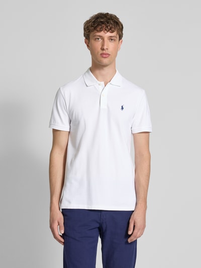 Polo Ralph Lauren Tailored fit poloshirt met logostitching Wit - 4