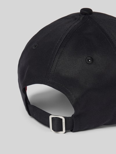 HUGO Basecap mit Label-Applikation Modell 'Ally' Black 3