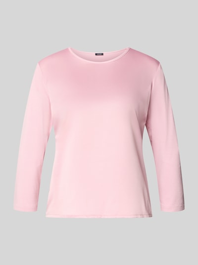 Produktfoto, Longsleeve mit 3/4-Arm Modell 'Tamina' von JOOP!, Damen, aus Viskose-Elasthan-Mix, Regular-Fit, Rundhalsausschnitt, Rosa, Rückenlänge bei Größe 36: 54 cm.