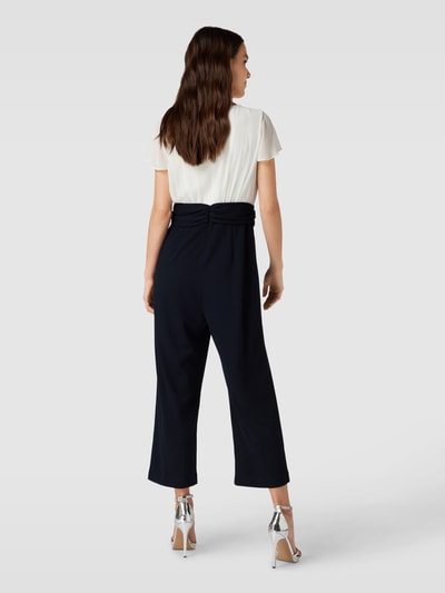 Christian Berg Cocktail Jumpsuit mit Knoten-Detail Marine Melange 5