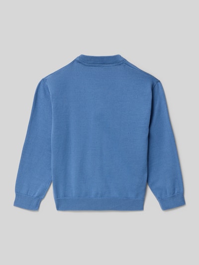 Produktfoto, Regular Fit Cardigan in Strick-Optik von Mayoral, czysta bawełna, krój regular fit, elastyczne wykończenia, kolor niebieski