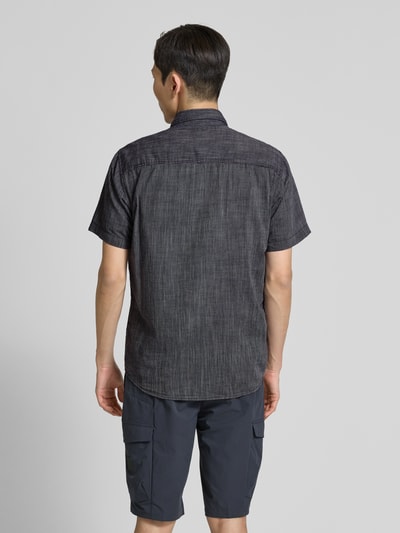 camel active Regular Fit Freizeithemd mit Button-Down-Kragen Modell 'Yarn' Marine 5