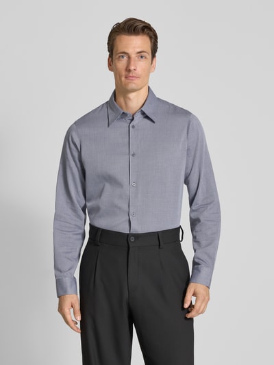 ARMANI EXCHANGE Koszula casualowa regular fit z kołnierzykiem typu kent Jasnoniebieski 4