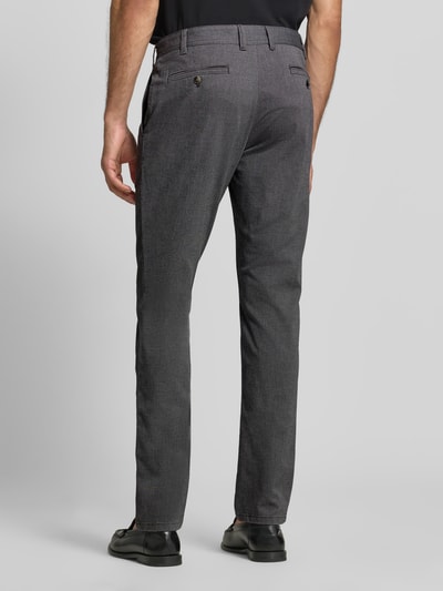 MCNEAL Kleingemusterte Hose mit Gesäßtaschen Dunkelgrau 5