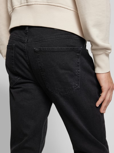 Calvin Klein Jeans Slim fit jeans met labeldetail Zwart - 3