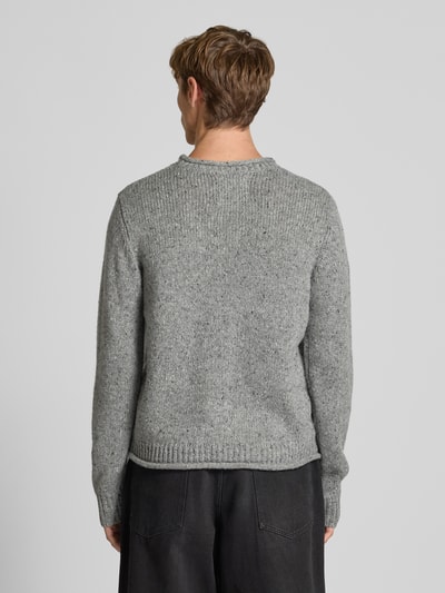 Superdry Sweter z dzianiny z okrągłym dekoltem model ‘Donegal Jumper’ Średnioszary 5