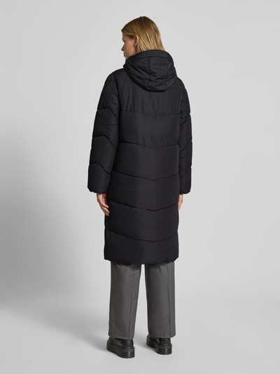 Only Płaszcz pikowany o kroju relaxed fit z kapturem model ‘MAGGI LIFE’ Czarny 5