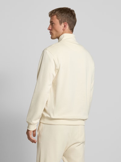 Jack & Jones Sweatshirt mit Troyer-Kragen und Label-Stitching Offwhite 5