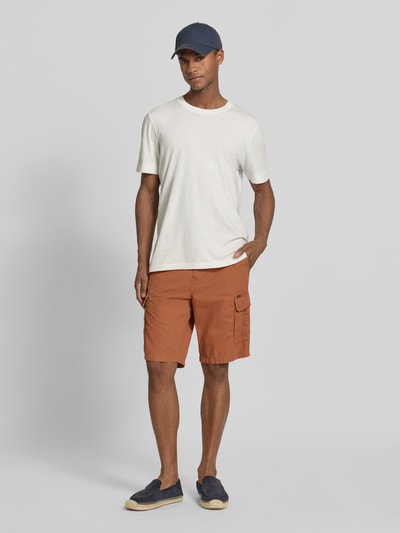 Petrol Regular Fit Bermudas mit Cargo-Taschen Orange 1