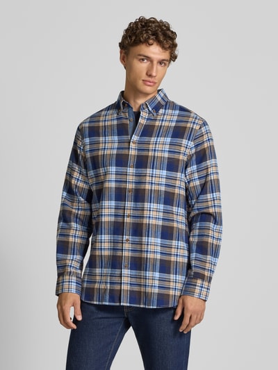 Christian Berg Men Regular fit vrijetijdsoverhemd met button-downkraag Ecru - 4