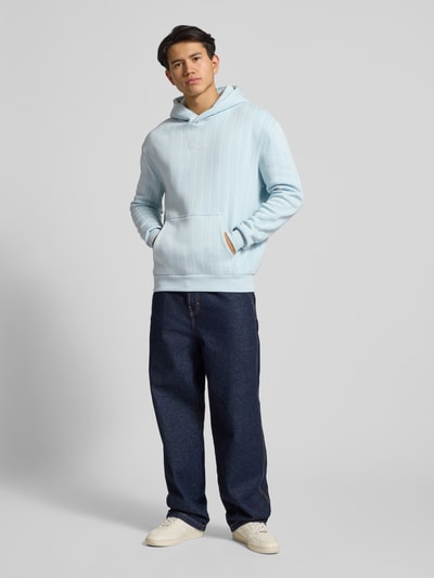 KARL KANI Hoodie mit Kapuze Hellblau 1