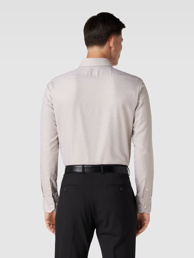 BOSS Regular Fit Business-Hemd mit Allover-Muster Modell 'Joe' Sand 5