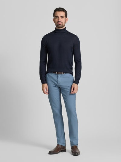 MCNEAL Stoffen broek met achterzakken Hemelsblauw - 1