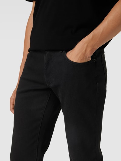 Brax Straight Fit Jeans mit Label-Detail Modell 'CADIZ' Black 3