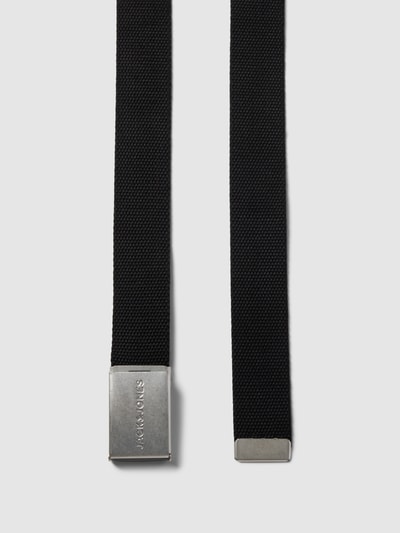 JACK & JONES Gürtel mit Klickverschluss Modell 'SOLID' Black 3