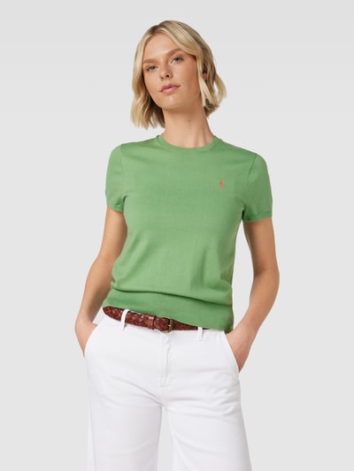 Polo Ralph Lauren Gebreide pullover met labelstitching Lichtgroen - 4