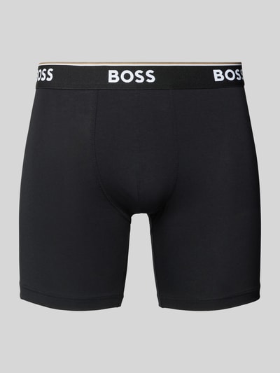 BOSS Boxershorts mit elastischem Logo-Bund im 3er-Pack Black 1