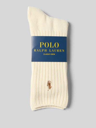 Polo Ralph Lauren Underwear Socken mit Label-Stitching Offwhite 3
