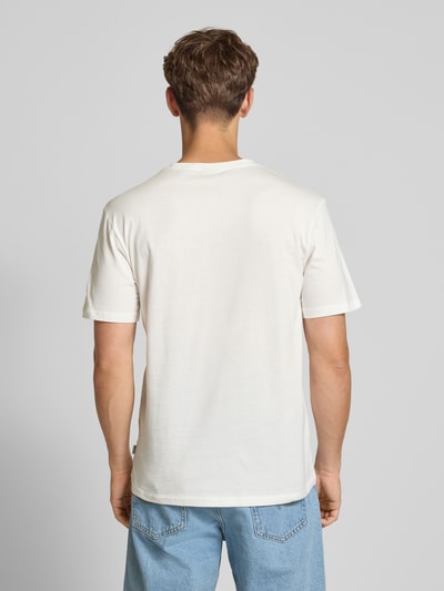 Only & Sons Regular Fit T-Shirt mit Motiv-Print Weiss 5
